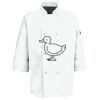 Button Chef Coat with Thermometer Pocket Thumbnail