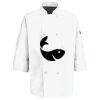Button Chef Coat with Thermometer Pocket Thumbnail