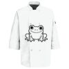 Button Chef Coat with Thermometer Pocket Thumbnail