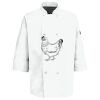 Button Chef Coat with Thermometer Pocket Thumbnail