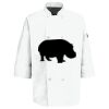 Button Chef Coat with Thermometer Pocket Thumbnail