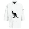 Button Chef Coat with Thermometer Pocket Thumbnail