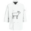 Button Chef Coat with Thermometer Pocket Thumbnail