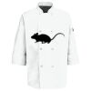 Button Chef Coat with Thermometer Pocket Thumbnail