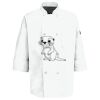 Button Chef Coat with Thermometer Pocket Thumbnail
