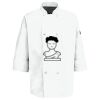 Button Chef Coat with Thermometer Pocket Thumbnail