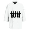 Button Chef Coat with Thermometer Pocket Thumbnail