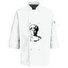 Button Chef Coat with Thermometer Pocket Thumbnail