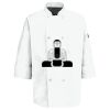 Button Chef Coat with Thermometer Pocket Thumbnail