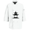 Button Chef Coat with Thermometer Pocket Thumbnail