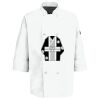 Button Chef Coat with Thermometer Pocket Thumbnail