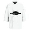 Button Chef Coat with Thermometer Pocket Thumbnail
