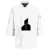 Button Chef Coat with Thermometer Pocket Thumbnail