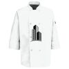 Button Chef Coat with Thermometer Pocket Thumbnail