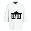 Button Chef Coat with Thermometer Pocket Thumbnail