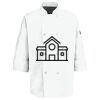 Button Chef Coat with Thermometer Pocket Thumbnail