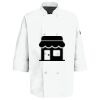 Button Chef Coat with Thermometer Pocket Thumbnail