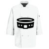 Button Chef Coat with Thermometer Pocket Thumbnail