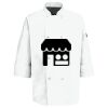 Button Chef Coat with Thermometer Pocket Thumbnail