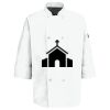Button Chef Coat with Thermometer Pocket Thumbnail