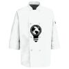 Button Chef Coat with Thermometer Pocket Thumbnail