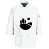 Button Chef Coat with Thermometer Pocket Thumbnail