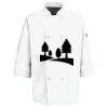 Button Chef Coat with Thermometer Pocket Thumbnail