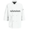 Button Chef Coat with Thermometer Pocket Thumbnail