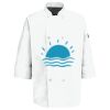 Button Chef Coat with Thermometer Pocket Thumbnail