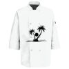 Button Chef Coat with Thermometer Pocket Thumbnail