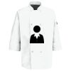 Button Chef Coat with Thermometer Pocket Thumbnail