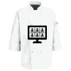 Button Chef Coat with Thermometer Pocket Thumbnail