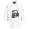 Button Chef Coat with Thermometer Pocket Thumbnail