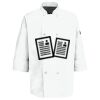 Button Chef Coat with Thermometer Pocket Thumbnail