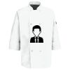 Button Chef Coat with Thermometer Pocket Thumbnail