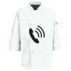 Button Chef Coat with Thermometer Pocket Thumbnail