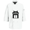 Button Chef Coat with Thermometer Pocket Thumbnail
