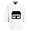 Button Chef Coat with Thermometer Pocket Thumbnail
