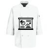 Button Chef Coat with Thermometer Pocket Thumbnail