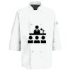 Button Chef Coat with Thermometer Pocket Thumbnail