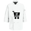 Button Chef Coat with Thermometer Pocket Thumbnail
