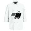 Button Chef Coat with Thermometer Pocket Thumbnail
