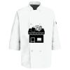 Button Chef Coat with Thermometer Pocket Thumbnail