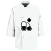 Button Chef Coat with Thermometer Pocket Thumbnail