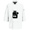 Button Chef Coat with Thermometer Pocket Thumbnail