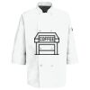 Button Chef Coat with Thermometer Pocket Thumbnail