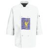 Button Chef Coat with Thermometer Pocket Thumbnail