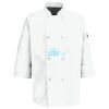 Button Chef Coat with Thermometer Pocket Thumbnail