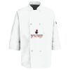 Button Chef Coat with Thermometer Pocket Thumbnail