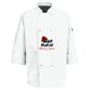 Button Chef Coat with Thermometer Pocket Thumbnail